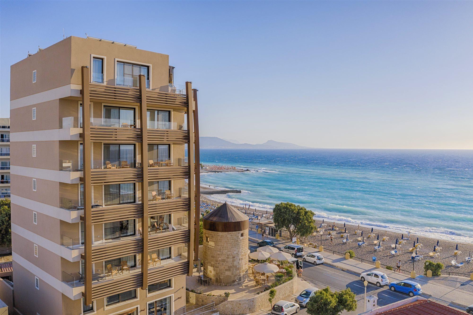 Bellevue On The Beach Suites Rhodes City Esterno foto